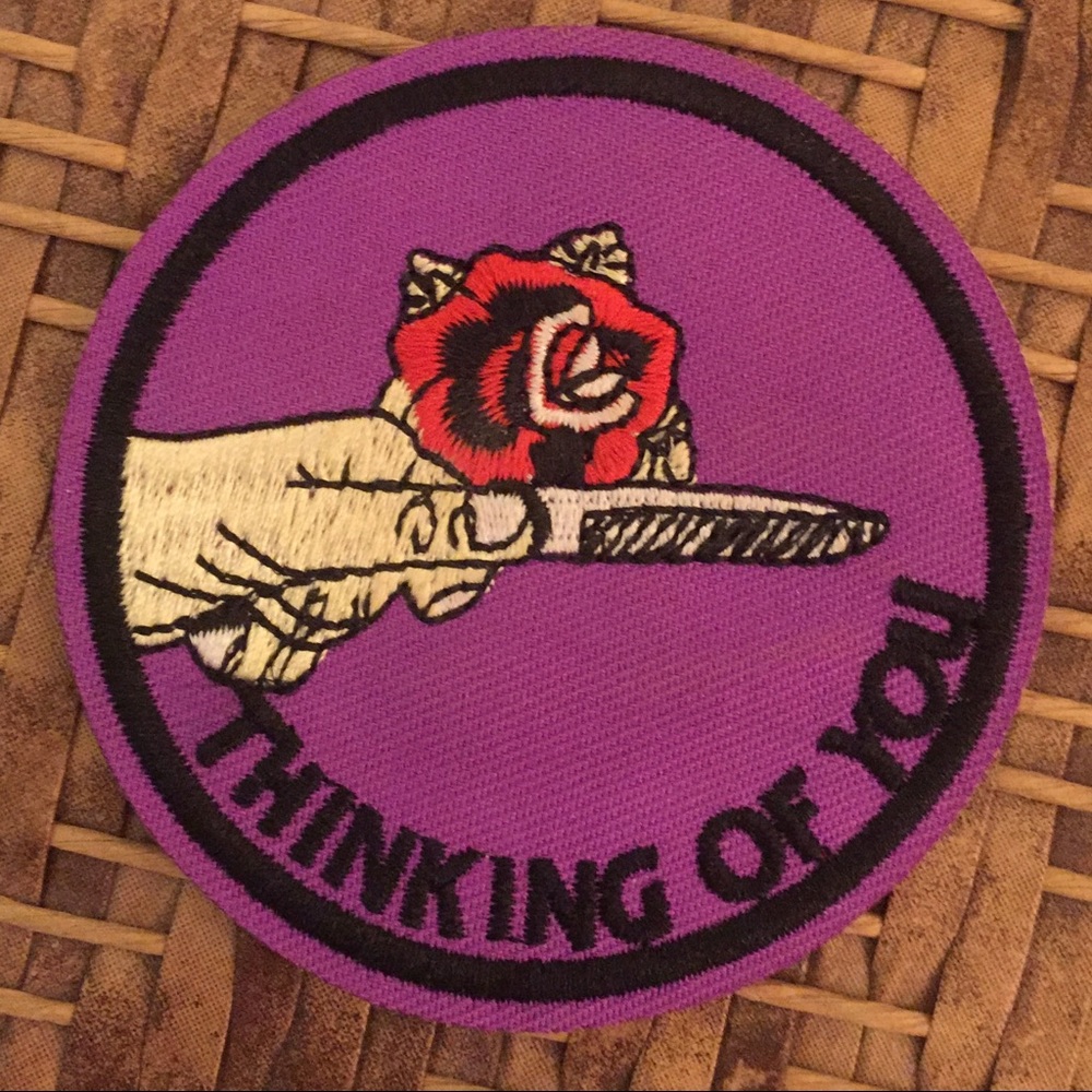 Brand new iron-on patch